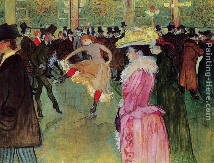 Henri de Toulouse-Lautrec Dance at the Moulin Rouge